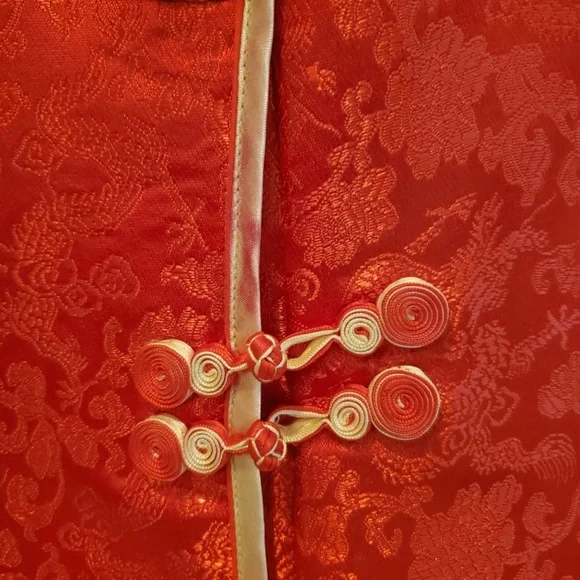 Elegant Silky Chinese Dress - Picture 5 of 8